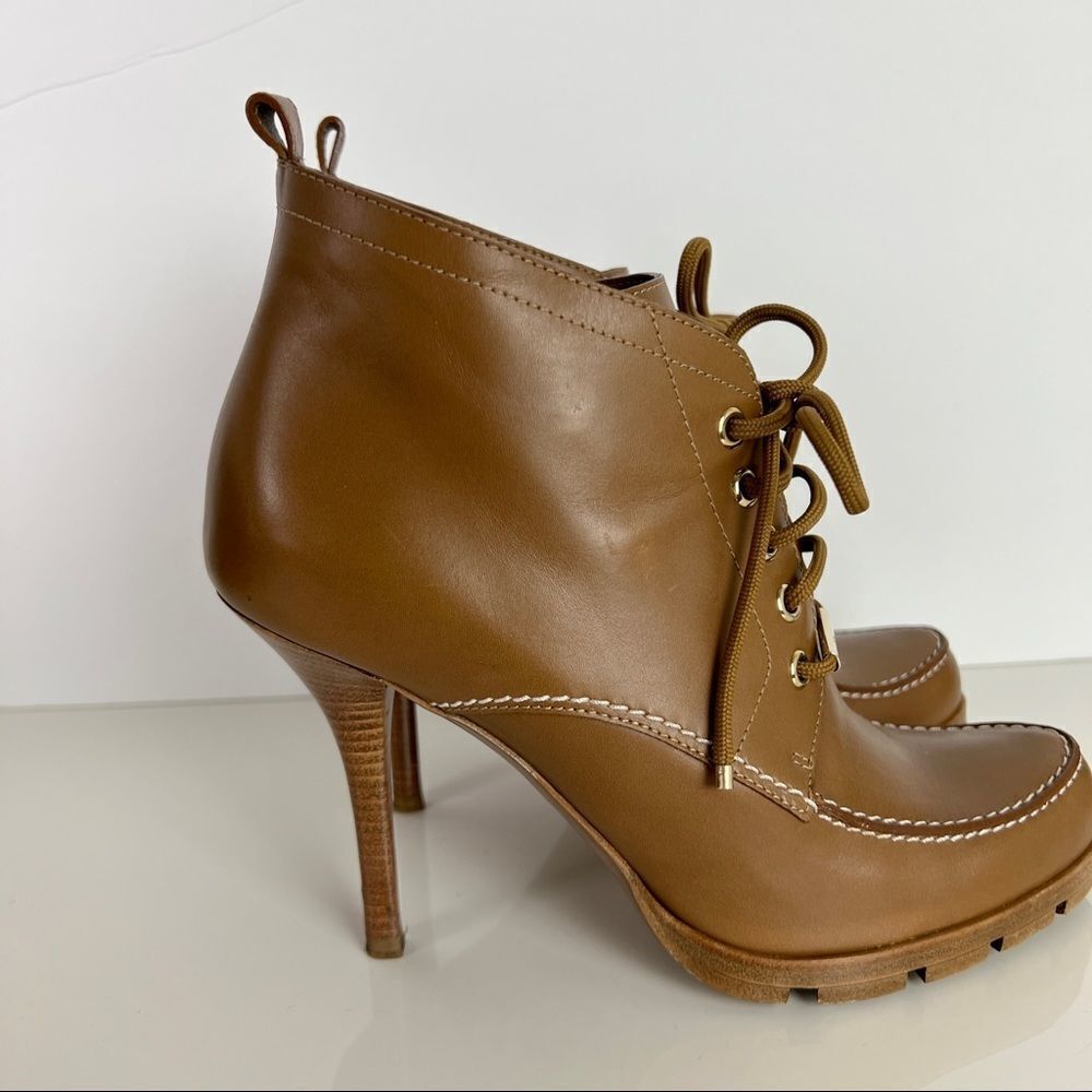 Dior leather lace up ankle boots size 7 - Picture 7 of 10